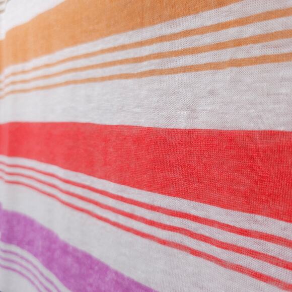 CALYPSO ST BARTH Linen Striped Midi Dress Sz Small Vacation Poolside‎ Resort - Picture 13 of 13